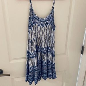 Blue and White Sundress Size Small